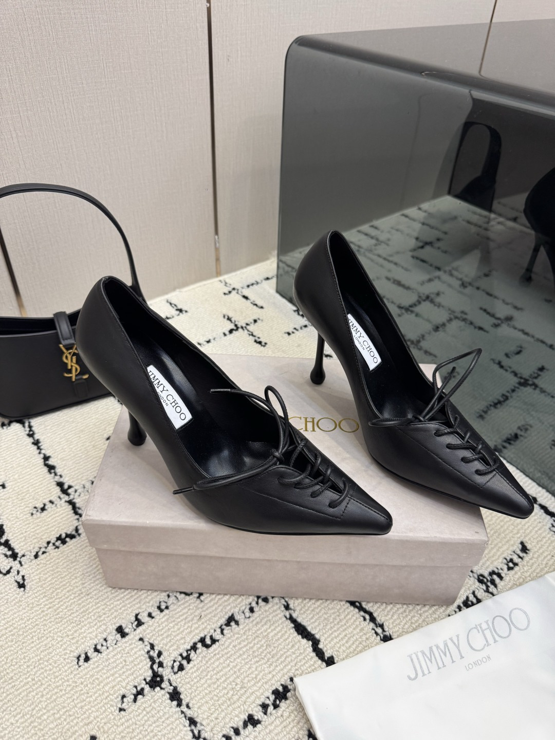 지미추 26SS 신상 레이스업 펌프스 10cm