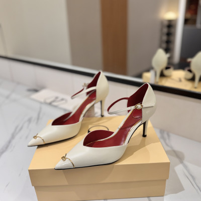 발렌티노 신상 오픈 사이드 힐 펌프스 8cm