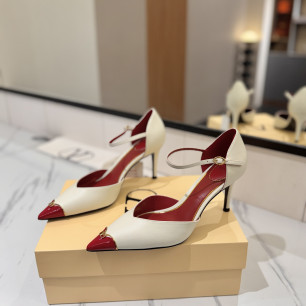 발렌티노 신상 오픈 사이드 힐 펌프스 8cm
