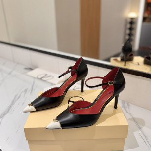 발렌티노 신상 오픈 사이드 힐 펌프스 8cm