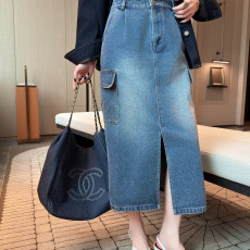 샤넬 2026FW 신상 데님 롱 스커트