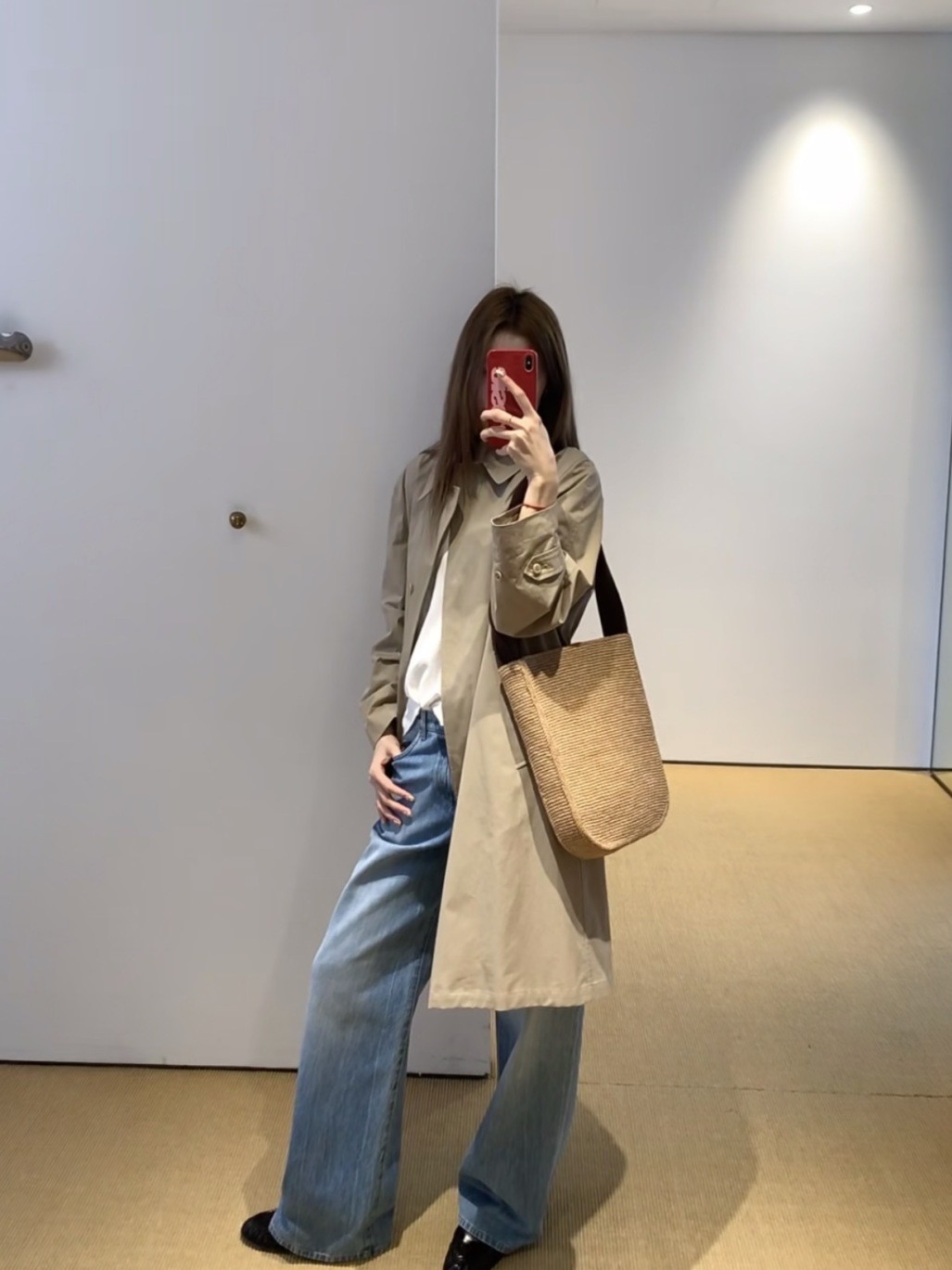 더로우 2026FW 신상 롱 트렌치 자켓