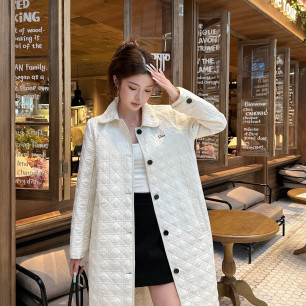 디올 2026FW 신상 퀼팅 롱 자켓