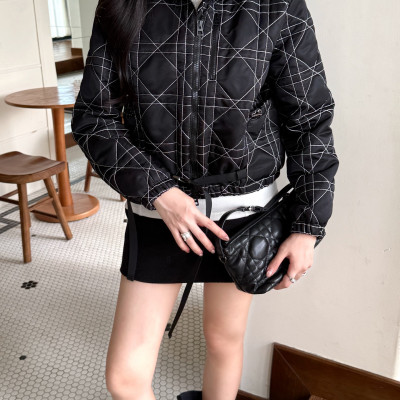 디올 신상 후드 퀼팅 숏 자켓