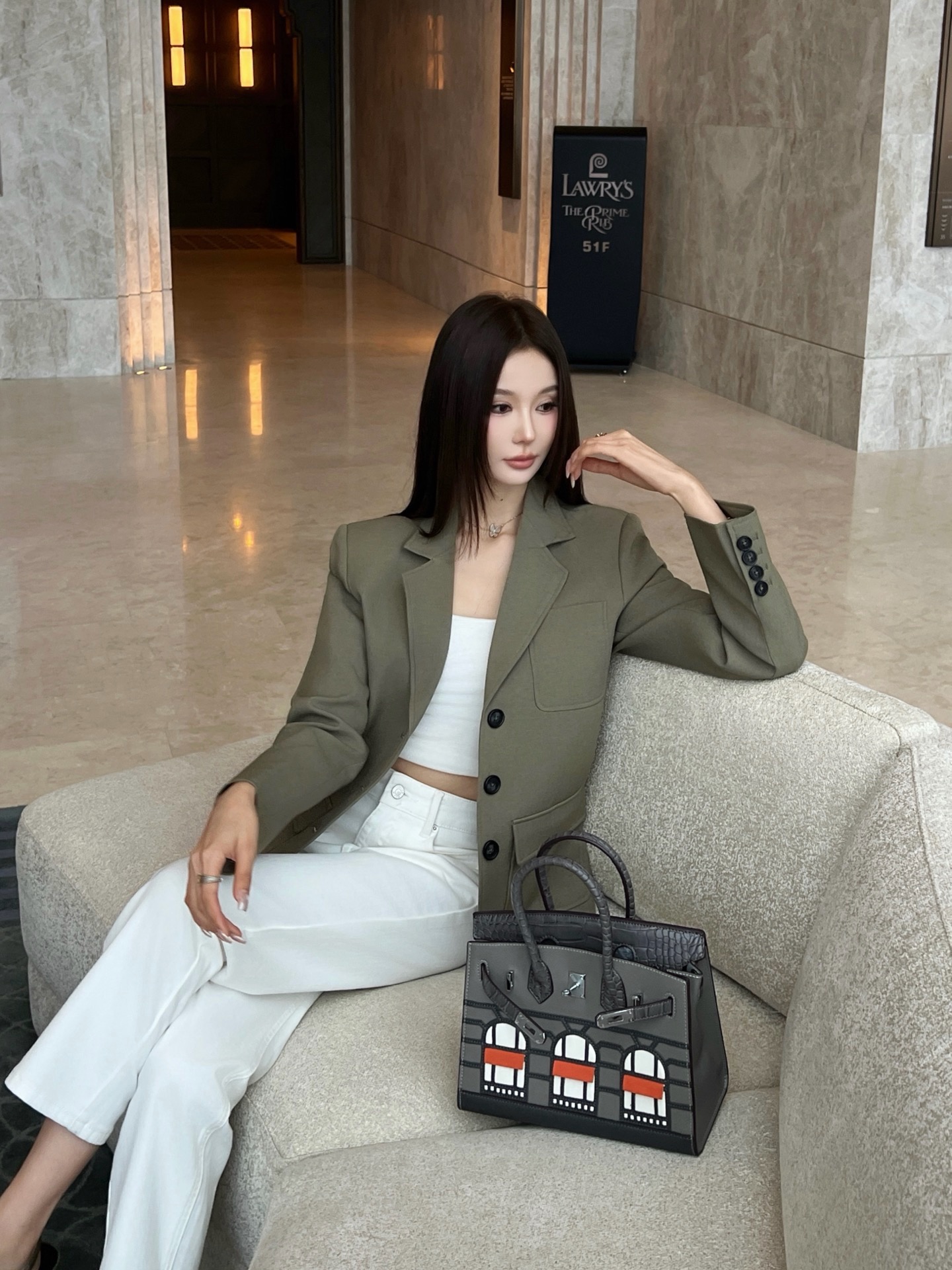 로로피아나 26 신상 테일러드 자켓
