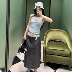 프라다 26SS 가을 신상 레이어드 스커트