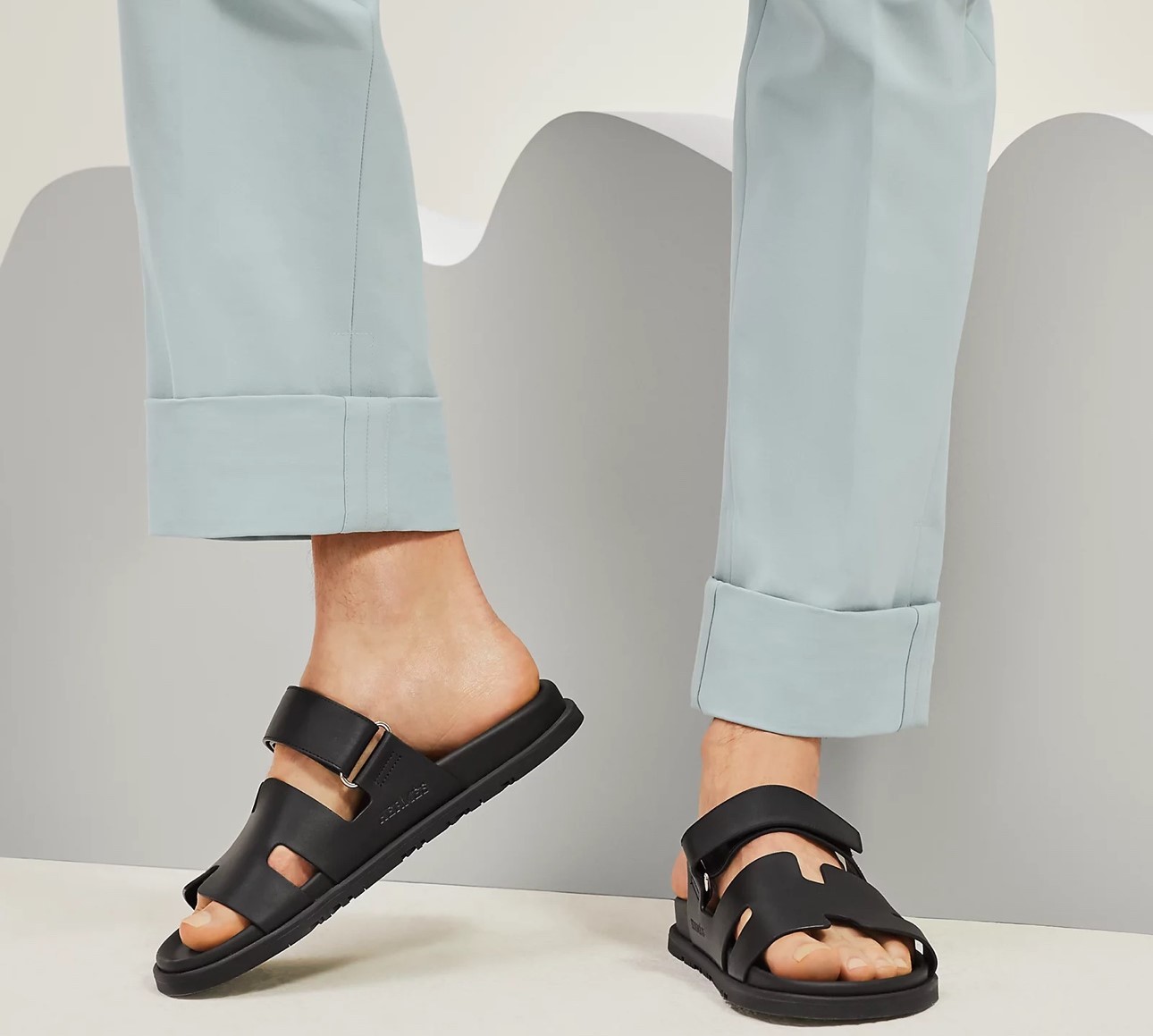 [최고퀄핸드메이드]에르메스 CHYPRE SANDAL