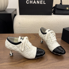샤넬 2026 퀄팅 레이스업 힐 슈즈 7cm