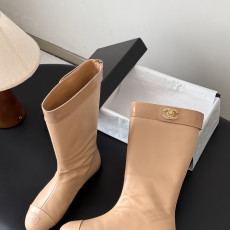 샤넬 더블 C 미들부츠