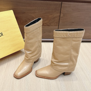 펜디 minerva 힐 부츠 6cm