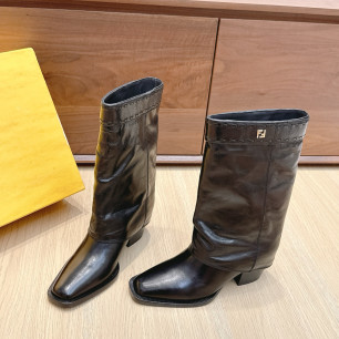 펜디 minerva 힐 부츠 6cm