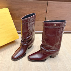 펜디 minerva 힐 부츠 6cm