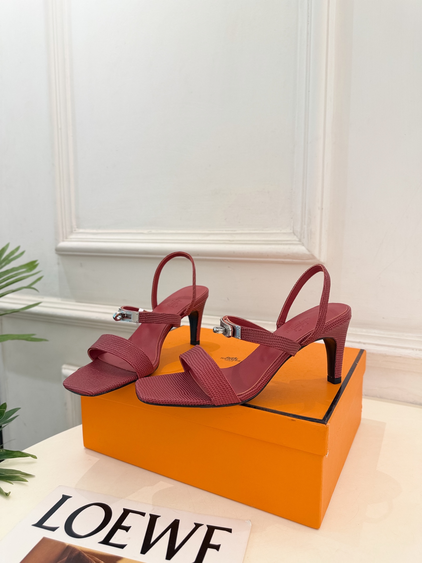 에르메스 26 신상 Glamour 힐 샌들 7.5cm