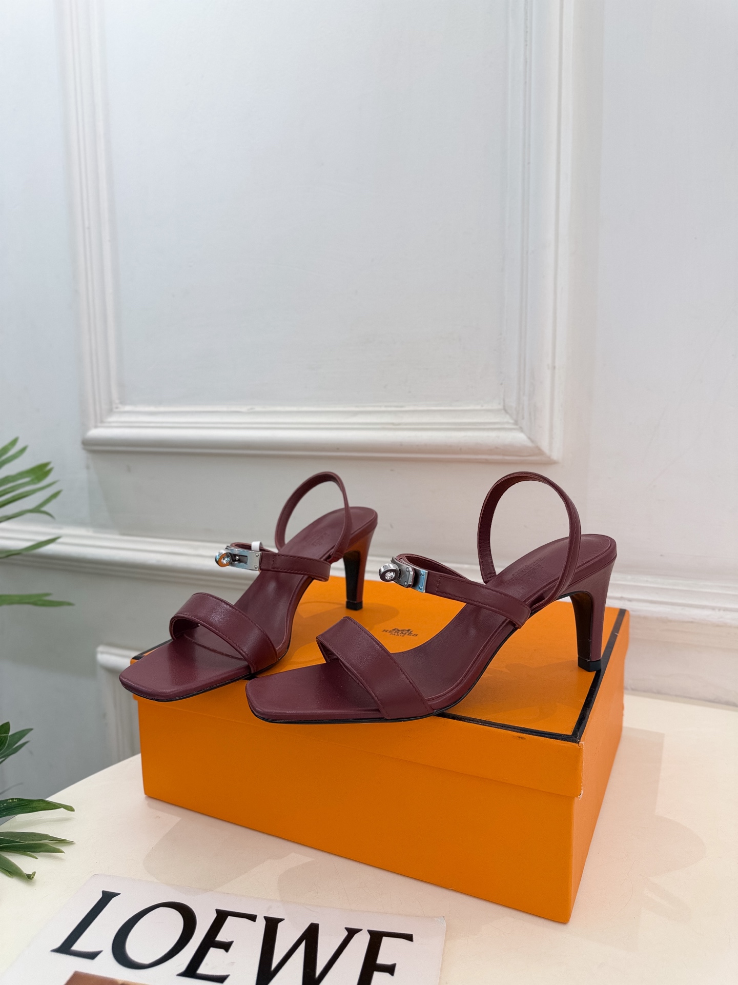 에르메스 26 신상 Glamour 힐 샌들 7.5cm
