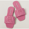 MIUMIU 24ss 마테라쎄 나파가죽 슬라이드