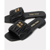 MIUMIU 24ss 마테라쎄 나파가죽 슬라이드