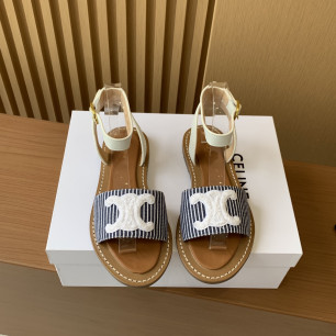 CELINE 24ss 트리오페 마크라메 림피아 샌들