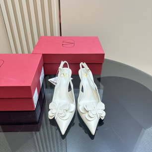 Valentino 발렌티노 24SS 파피에르 팔렌 슬링백 펌프스