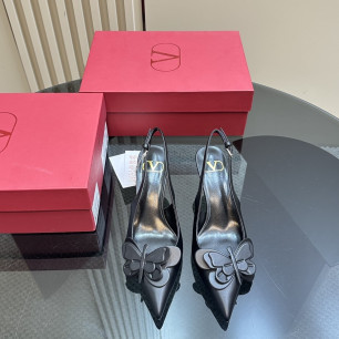 Valentino 발렌티노 24SS 파피에르 팔렌 슬링백 펌프스