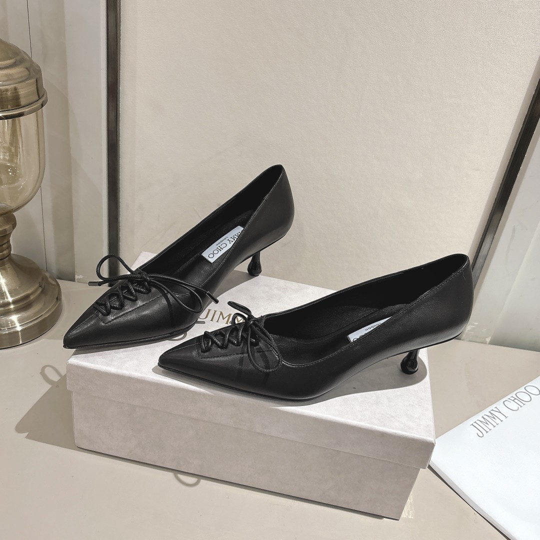 Jimmy Choo 지미추 24SS 스트랩 플랫힐