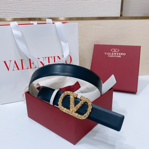 발렌티노 V로고 SIGNATURE 버클 벨트 [3.0cm]