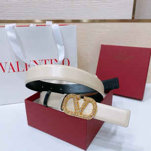 발렌티노 V로고 SIGNATURE 버클 벨트 [3.0cm]