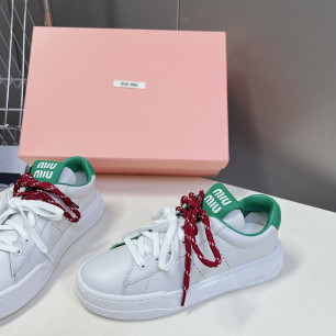 MIUMIU 24ss 신상 더블 스트랩 스니커즈