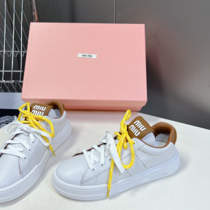 MIUMIU 24ss 신상 더블 스트랩 스니커즈