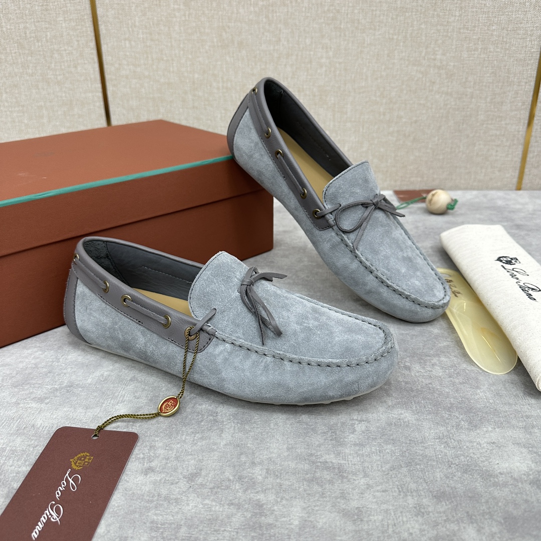 로로피아나 24SS Dot Sole Walk 남성로퍼