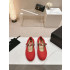 샤넬 Mary Janes 플랫 슈즈