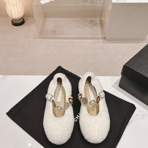 샤넬 Mary Janes 플랫 슈즈