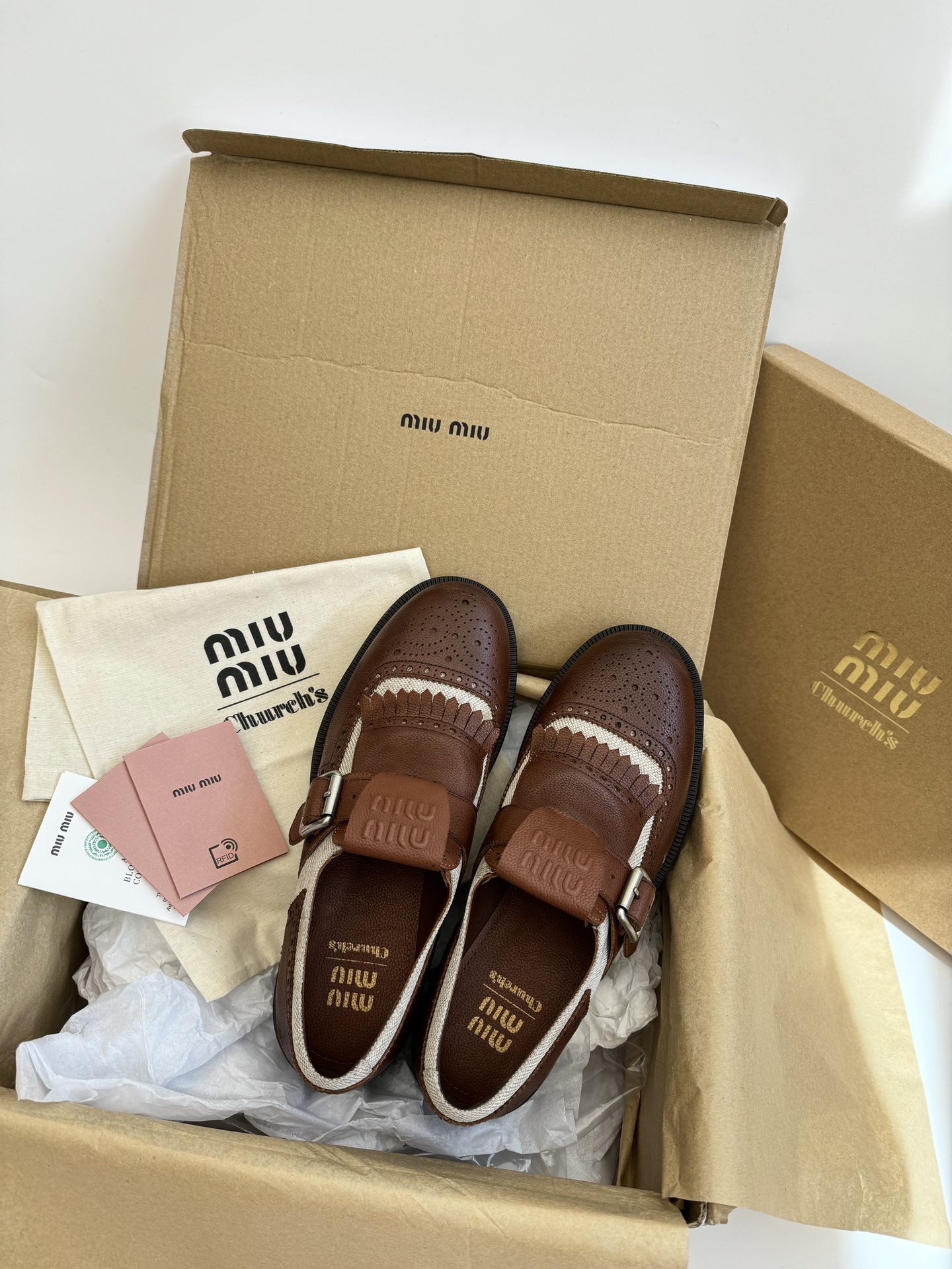 [최상퀄]CHURCH'S X MIU MIU 상하이 슈즈